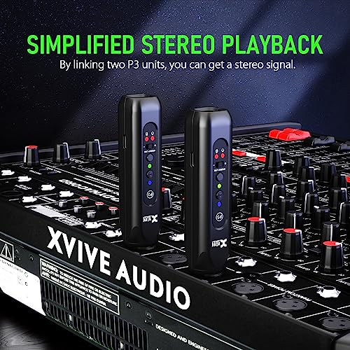 Xvive P3 Wireless XLR Bluetooth Receiver, Bluetooth Adapter for Speakers, Audio Mixer, PA Systems, DJ System(P3 XLR) - style: P3 XLR BLUETOOTH