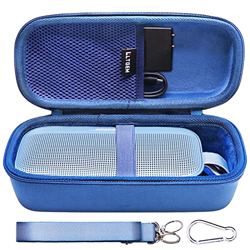 Case for Bose SoundLink Flex 2nd Gen Bluetooth Portable Speaker Blue | Hard Carrying Travel Case for Bose SoundLink Flex 2nd Gen Bluetooth Portable Speaker - color: Blue