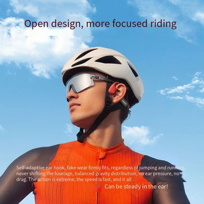 Bone Conduction Headphones IPX8 Waterproof Swimming LCD Screen Built in 32G Memory Bluetooth 5.4 Earphones Open Ear Earbuds for Diving, Cycling, Driving,HIFI Stereo Sound with 8H Playtime, White - color: White