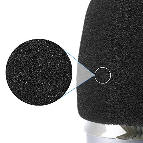 YOUSHARES Microphone Windscreen Foam - Mic Cover Pop Filter Windshield &Protector for Blue Yeti, Yeti Pro Condenser Microphones (Green)