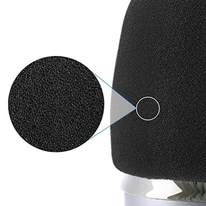 YOUSHARES Microphone Windscreen Foam - Mic Cover Pop Filter Windshield &Protector for Blue Yeti, Yeti Pro Condenser Microphones (Green)