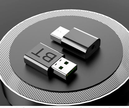 2 in1 USB Bluetooth 5.0 + EDR Transmitter Receiver AUX Adapter Portable Wireless Music TV PC Audio Transmitter 3.5mm