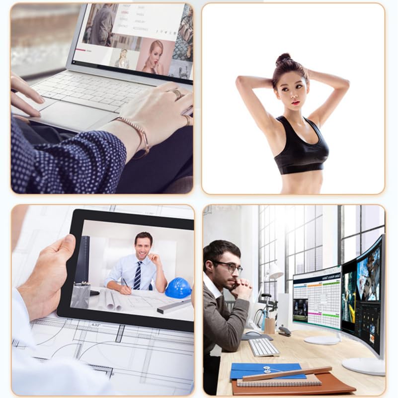 KALLORY 1080P HD USB Webcam with Microphone Computer Camera for PC Desktop | Laptop, Plug and Play Web Camera for Video Calling, Live Streaming, Gaming, Online Meetings and Work From Home