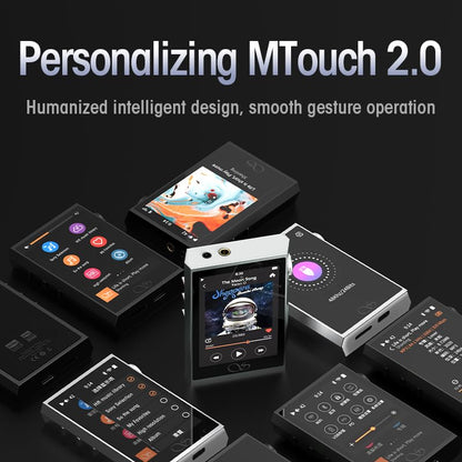 SHANLING M1 Plus Protable Music Player M1Plus Fi-Fi MP3 Player High-Definition Lossless ES9069Q DAC Dual SGM8262 Amplifier PCM768 DSD512 Bluetooth 5.2 LDAC WiFi DLNA Grey - color: Grey