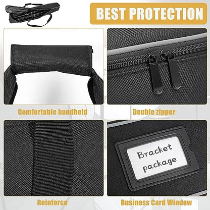 Multifunctional Tripod Bag 32 X 7 X 7 Inches / 81 X 18 X 18 cm Heavy Duty Tripod Carrying Case with Handle for Lights, Speakers, Cameras, Booms, Microphone Stands, Black - size: 32 X 7 X 7 Inch