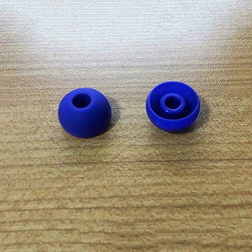 Replacement Silicone Earbuds Ear Tips Eargels Buds Set Compatible with Beats Powerbeats 3 Powerbeats 2 Wireless in-Ear Earphones (4 Pairs/Dark Blue) - color: Dark Blue