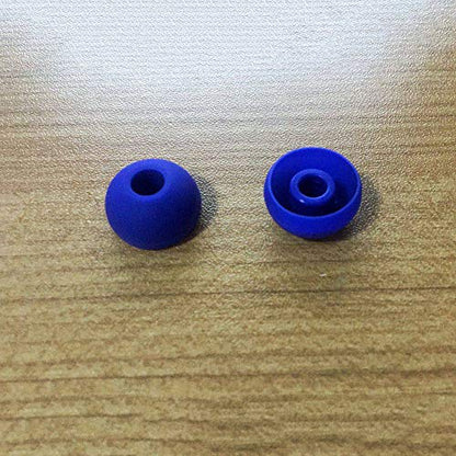 Replacement Silicone Earbuds Ear Tips Eargels Buds Set Compatible with Beats Powerbeats 3 Powerbeats 2 Wireless in-Ear Earphones (4 Pairs/Dark Blue) - color: Dark Blue