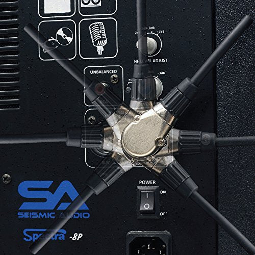 Seismic Audio - SAPT326-4Pack - 4 Pack of Adjustable Right Angle 3 Pin XLR Male Connectors - Pro Audio DJ Band XLR 7 Position Plugs
