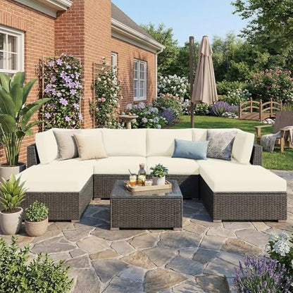 Waterproof Outdoor Cushion Covers, Stretch Patio Slipcovers | UV Resistant Coating, Stretch Fabric, Waterproof Protection, Replacement Covers, Fits Patio Furniture Cushions (14 Pieces) - color: Beige, size: 14PCS