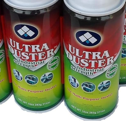 Ultra Duster Industrial Strength Compressed Air Cleaner, 10 oz., 12/Pack - style: 12 Pack