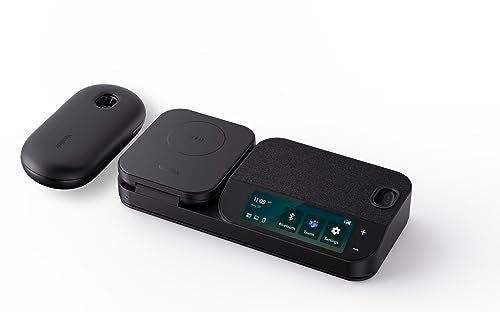 YEALINK BH71 Bluetooth Wireless Mono Headset, BHB710 Workstation w/ 3' Colour Touch screen & Carry Case (+20hrs), Qi Wireless Charging,3 Size Ear Plug