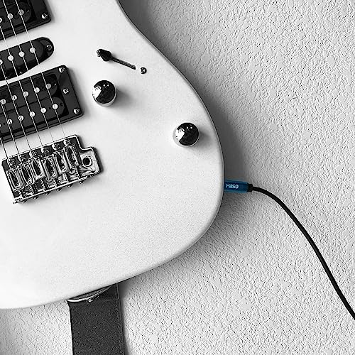 1/4 to 3.5mm Headphone Adapter 6.6 FT TRS 1/4 Male to 1/8 Female | 6.35mm to 3.5mm Stereo Audio Jack Adapter for Amplifiers, Guitar Amp, Keyboard Piano, Home Theater, Headphone, Smartphone, PC - color: Blue, size: 6.6 FT