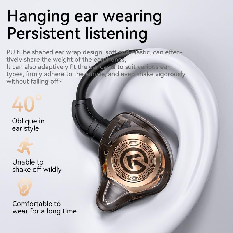 3.5mm Volume Control in Ear Headphones–Professional Noise Isolating Ear Buds-Clear Sound,Compatible with Mobile phones/MP3/laptops/tablets and Most 3.5mm Jack Devices - color: Black, size: 1 Pack-3.5mm