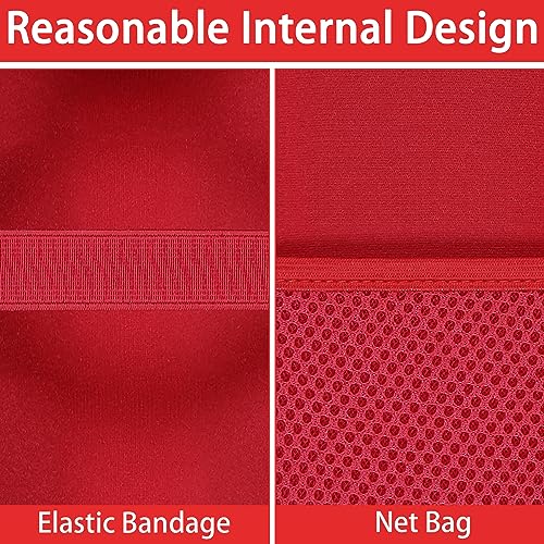 co2CREA Hard Case for BolaButty X-GO C27C Bluetooth Speaker Speaker,Red | Travel Protective Storage Bag with Mesh Pocket & Handle, Shockproof EVA Shell and Soft Lining - color: Red