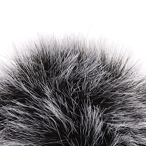 Furry Microphone Windscreen Muff for Recording, Noise Reduction, Soft, Portable, Hygienic Design with Fleece Material, Suitable for Indoor and Outdoor Applications