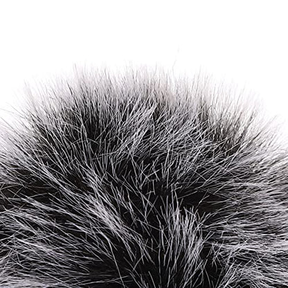 Furry Microphone Windscreen Muff for Recording, Noise Reduction, Soft, Portable, Hygienic Design with Fleece Material, Suitable for Indoor and Outdoor Applications