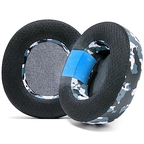 WC Freeze Nova Pro Wireless - Earpads for Arctis Nova Pro Wireless & More | Made by Wicked Cushions | Also fits SteelSeries Nova Elite & Nova Pro Omni(Doesn't Fit Other Models) | Snow Camo - color: Snow Camo