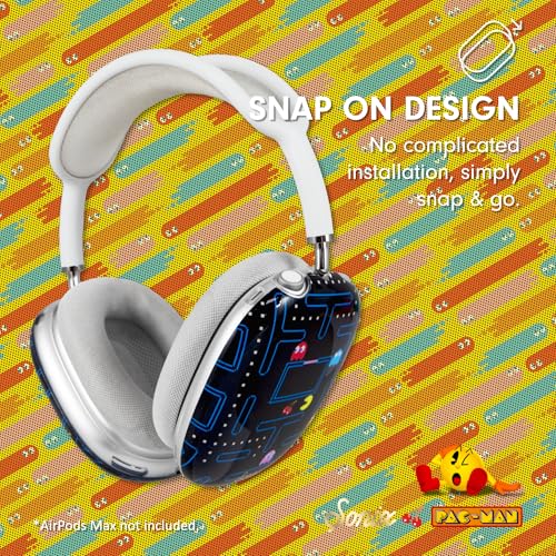 Sonix Protective Case Cover for AirPods Max 2 & 1 | Stylish TPU Hard Shell Ear Cup Headphones Covers | PAC-MAN - color: Pac-Man