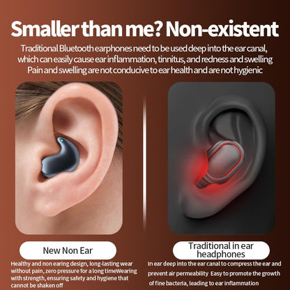 Bluetooth 5.4 Sleep Earbuds Wireless in Ear Light-Weight Headphones Mini Sleep Headphones Small Design for Sleeping Running Workouts and So On