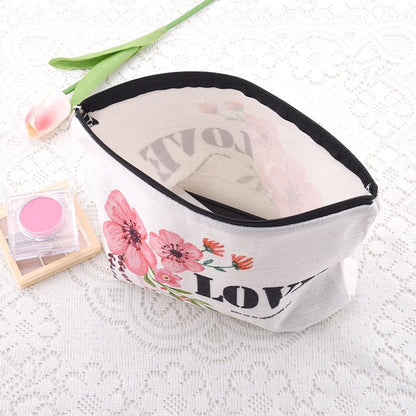 Engagement Wedding Party Makeup Bags Celebrate Bridal Shower Toiletry Bag Friends Bridesmaid Gifts from Bride Marriage Favor Bags Pouch Newlywed Supplies Greeting Bag for Wedding Guest Souvenir Gifts - color: Wedding Favor Makeup Bags
