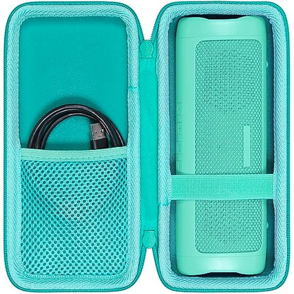 co2CREA Hard Case for BolaButty X-GO C27C Bluetooth Speaker Speaker,Teal | Travel Protective Storage Bag with Mesh Pocket & Handle, Shockproof EVA Shell and Soft Lining - color: Teal