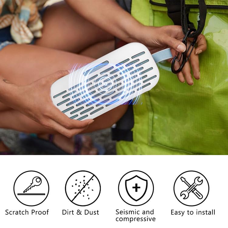 Silicone Protective Case Cover Sleeve Shell for Bose Soundlink Flex Speaker Frame Case Bag Skin Box Accessories - color: White