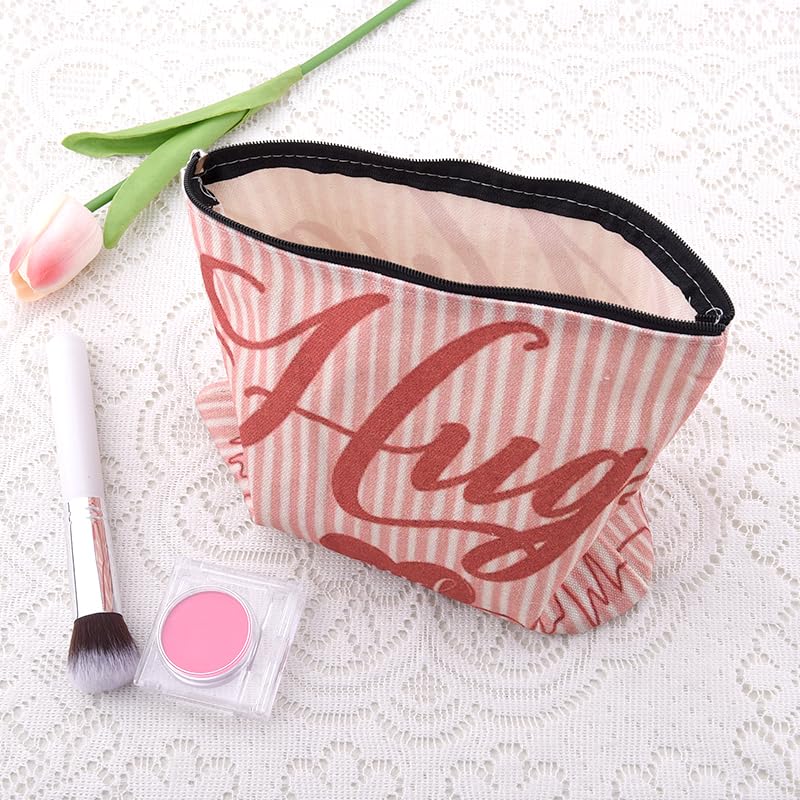 Valentines Day Gift Cosmetic Bag Travel Bag for Cosmetics with Hearts Hug Makeup Bag Pouch Romantic Gifts for Anniversary Toiletry Pouch Gf Presents for Birthday Fiancee Girlfriend Wife Gifts Ideas - color: Anniversary Gift Cosmetic Bag