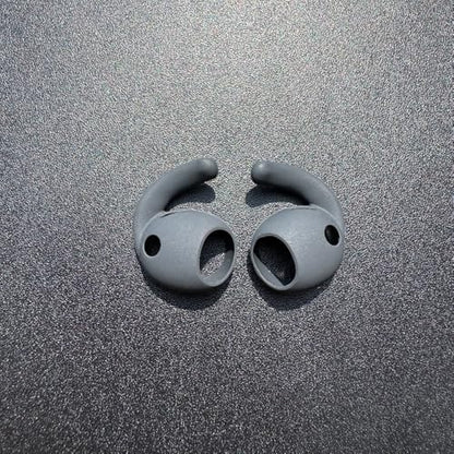 A-Focus 6 Pairs Galaxy Buds 3 Pro Ear Hooks Sport Ear Tips Replacement Anti-Slip Non-Slip Silicone Eartips and Covers Gel Wings Accessories Compatible with Samsung Galaxy Buds 3 Pro Gray