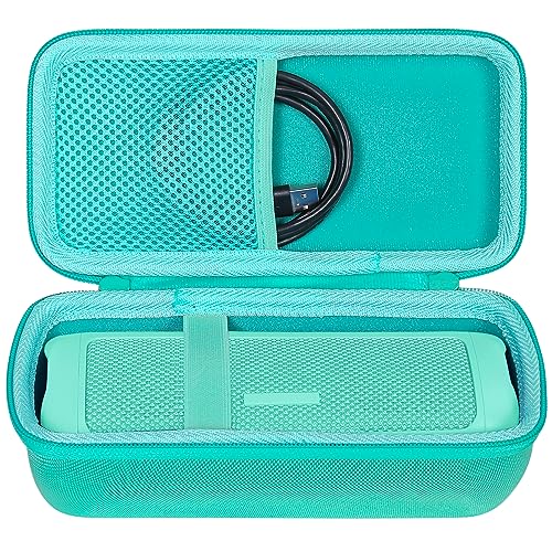 co2CREA Hard Case for BolaButty X-GO C27C Bluetooth Speaker Speaker,Teal | Travel Protective Storage Bag with Mesh Pocket & Handle, Shockproof EVA Shell and Soft Lining - color: Teal