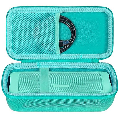 co2CREA Hard Case for BolaButty X-GO C27C Bluetooth Speaker Speaker,Teal | Travel Protective Storage Bag with Mesh Pocket & Handle, Shockproof EVA Shell and Soft Lining - color: Teal