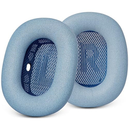 GEVO Upgraded Ear Cushions Replacement Earpads for AirPods Max 1 & 2 Headphones, Protein Leather Ear Pads Ear Covers Cups with Memory Foam and Magnet for AirPods Max 1 & 2 (Sky Blue) - color: Sky Blue