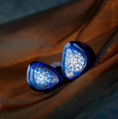 TANGZU WANER S.G 2 Single Dynamic in-Ear Headphones, 10mm PET Diaphragm, 0.78mm Double pinhole, HiFi Sound (Blue, 3.5 mm with Mic) - color: Blue, size: 3.5mm Jack with Mic