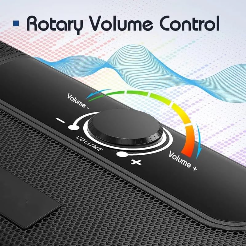 Computer Speaker Soundbar Wall Mountable Wired PC Speakers Sound Bar Powered with Volume