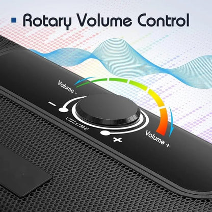 Computer Speaker Soundbar Wall Mountable Wired PC Speakers Sound Bar Powered with Volume