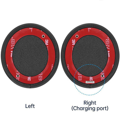 Replacement Ear Pads for Solo 3 Headphones Over-Ear Headphones, Earpads with Soft Protein Leather, Noise Isolation Memory Foam（solo3-Black） - color: solo3-Black