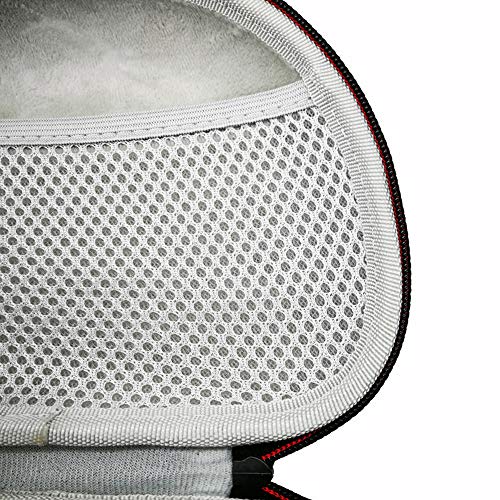 Universal Headphone Case, Waterproof Earbud Case Travel Carrying Hard Shell Bag with Mesh Pocket for SD Memory Card Overear and Onear Headphone