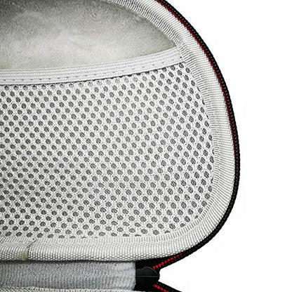 Universal Headphone Case, Waterproof Earbud Case Travel Carrying Hard Shell Bag with Mesh Pocket for SD Memory Card Overear and Onear Headphone