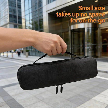 Wireless Microphone Case for 1, Hard Carrying Travel Cases for SMM 107 Handheld Dynamic Microphone Mic Bag with EVA Hard Shell Exterior Compatible with 11.2" x2" Wireless Mic-Case Only
