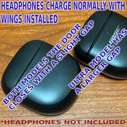 Silicone Ear Wings for Bose QuietComfort Earbuds Ultra/II/2nd Gen (2022/2023/2025) Hooks Stability Bands (3 Sets Medium) - size: 3 Sets Medium