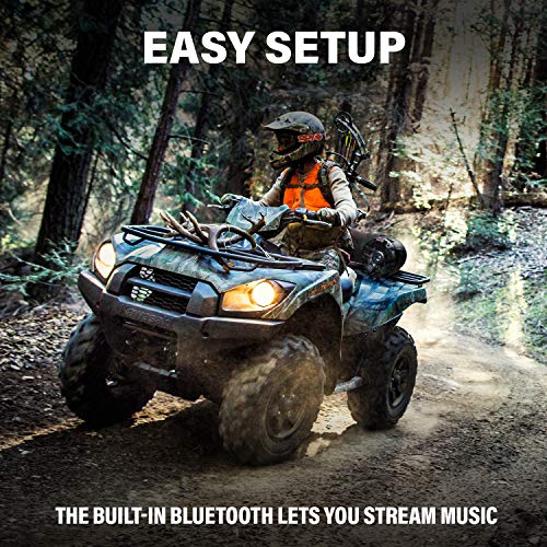 BOSS Audio Systems ATVB6.5R ATV UTV Sound System, Amp and 6.5 Inch Speakers - style: 6.5" Speakers, Black, Rechargeable