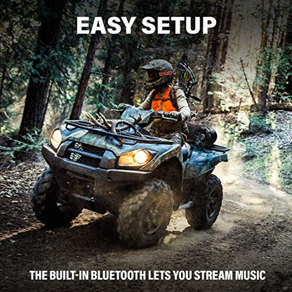 BOSS Audio Systems ATVB6.5R ATV UTV Sound System, Amp and 6.5 Inch Speakers - style: 6.5" Speakers, Black, Rechargeable