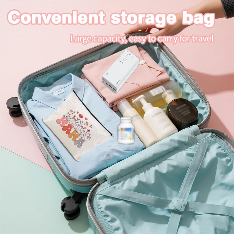 Small Mama Makeup Bag Pouch Birthday Mothers Day Gifts for Mom from Daughter Son Mom Things Stuff Bag Mother Accessories Pouch Cosmetic Bags for Women Mum Mama Appreciation Gifts Mommy Travel Pouches - color: Small Mama Makeup Bag Pouch