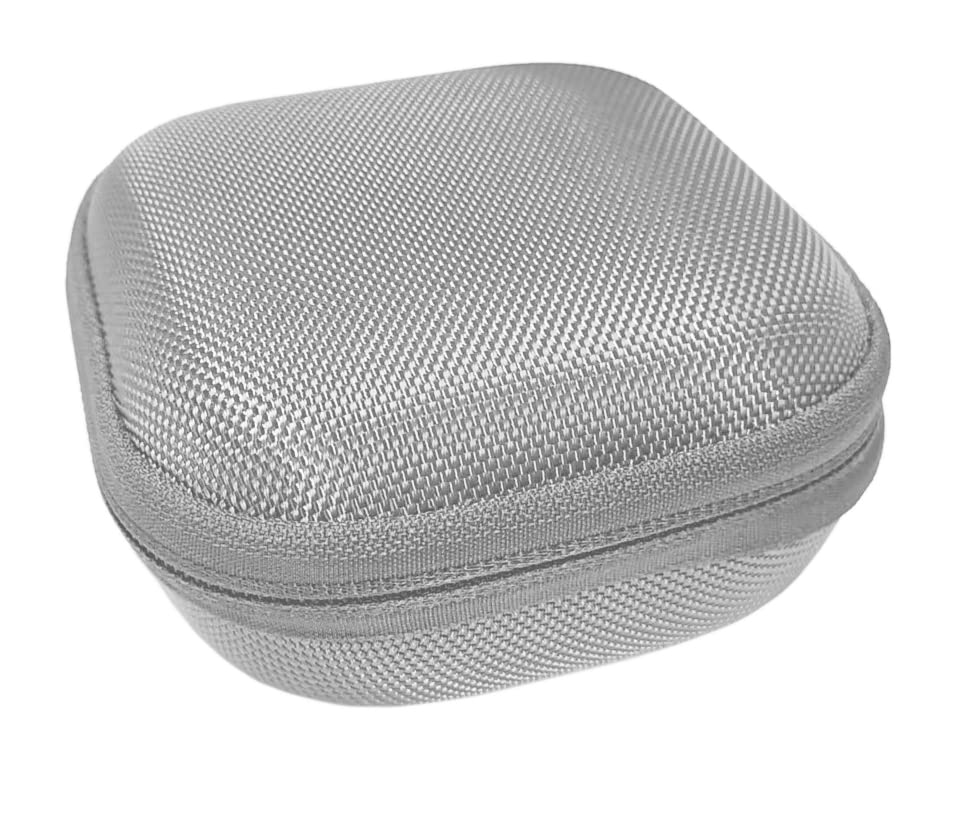 Feature Protective Case for Bose SoundLink Micro Bluetooth Speaker by WGear, Featured Design with mesh Pocket for Cable and Other Accessories, Elastic Strap to Secure Device (White Smoke case) - color: White smoke case