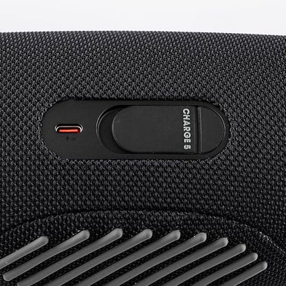 JBL Charge 5 Wireless Bluetooth Speaker (Black) | Rugged IP67 Waterproof Outdoor Audio with Deep Bass & 20H Playtime | Includes Protective Travel Case for Beach, Hiking, Camping, and More - color: Black