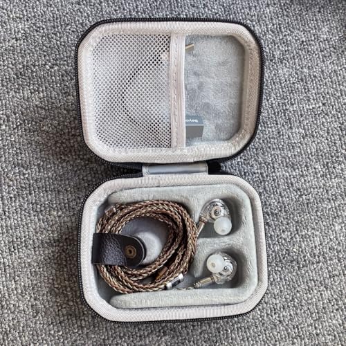 PU Leather Storage Box, Suitable for in Ear Earphones, Wired Earphones, Waterproof, Portable, Pressure Resistant Box, Earphone Storage Bag