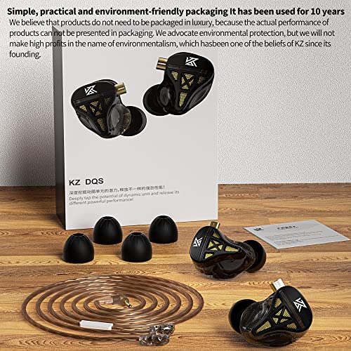 KZ DQS no Mic and Waterproof Earbud Case