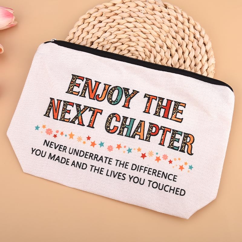 Farewell Makeup Bag for Coworkers Retirement Going Away Gifts for Leader - color: Farewell Makeup Bag