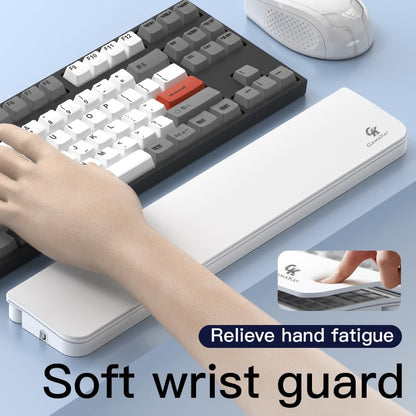GK GAMAKAY 14.17'' Keyboard Wrist Rest Pad with Cleaning Tool Kit - color: White, size: 85%