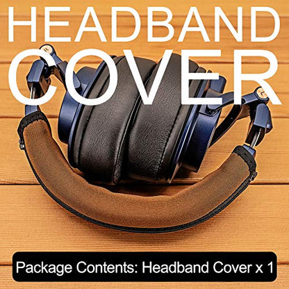 Replacement Headband Cover Compatible ATH M50X M50 M40X M40 M30X M20X Headphones (Brown) - color: Brown