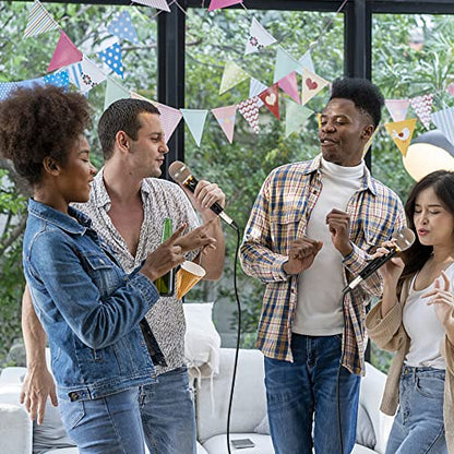 Marengo Handheld Dynamic Microphone for Karaoke Singing, Wired XLR Microphone with On and Off Switch and 13ft Detachable XLR Cable - color: aMWH68